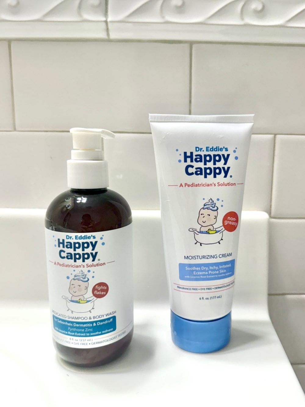 Dr. Eddie’s Happy Cappy Shampoo + Moisturizing Cream Bundle – New (Unope